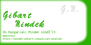 gibart mindek business card